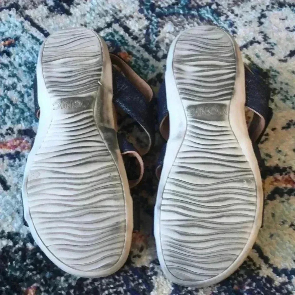 Vionic Amber Adjustable Sandals Navy - image 7